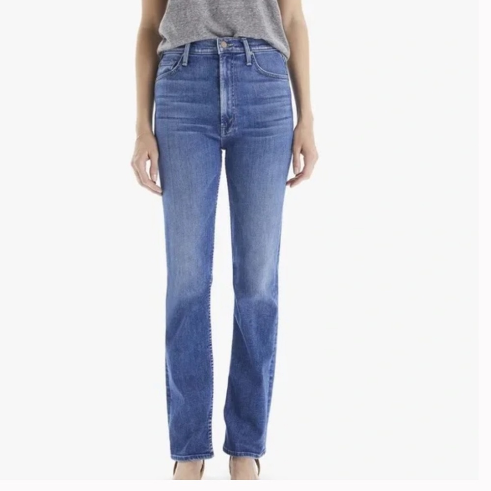 Mother Denim High Waisted Rider Skimp in First Mate Size 26